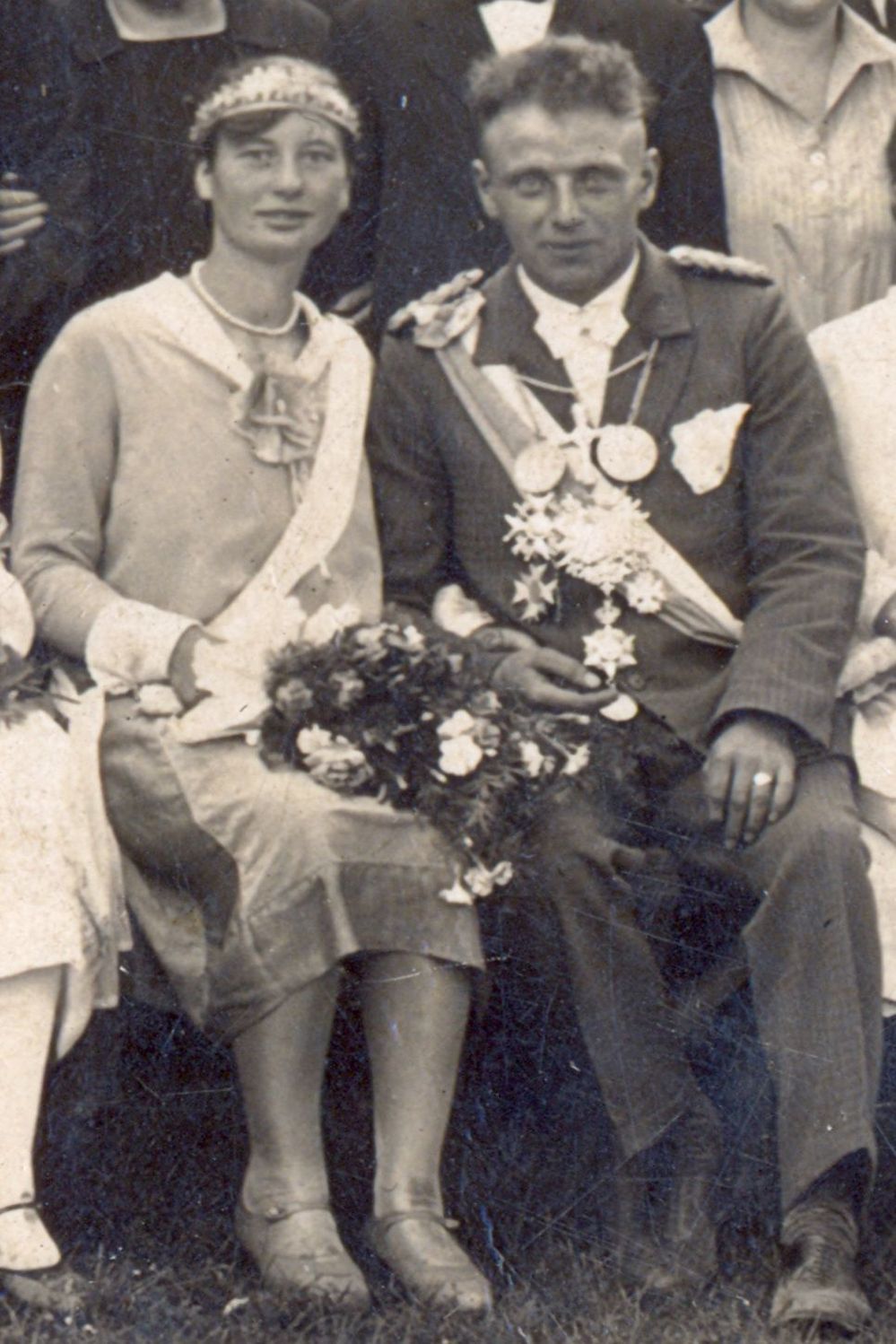 1930-Schützenkönigspaar-Scholle-Knust-a